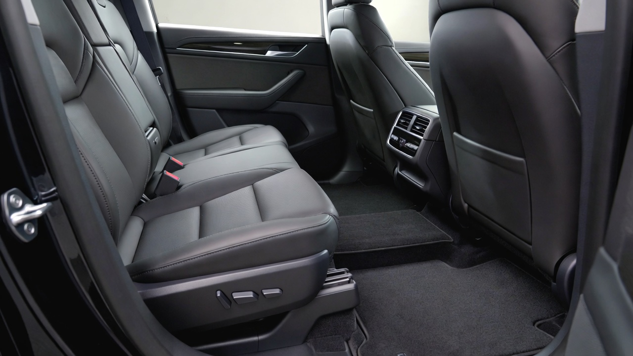Luxury car interior cleaned and detailed by Luster Interiors in Annapolis Maryland